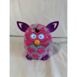Hasbro Furby Boom (2012) Interactive Electronic Toy HEARTS BLUE PINK PURPLE